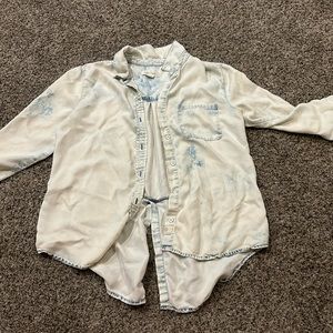 Treasure & Bond button up denim shirt size M